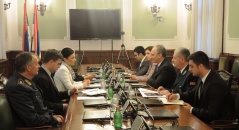 22. oktobar 2014. Predsednica Odbora za odbranu i unutrašnje poslove u  razgovoru sa ministrom odbrane Republike Makedonije